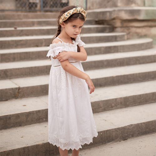 [Louise Misha]Dress Thylana-off white(60%)/3Y