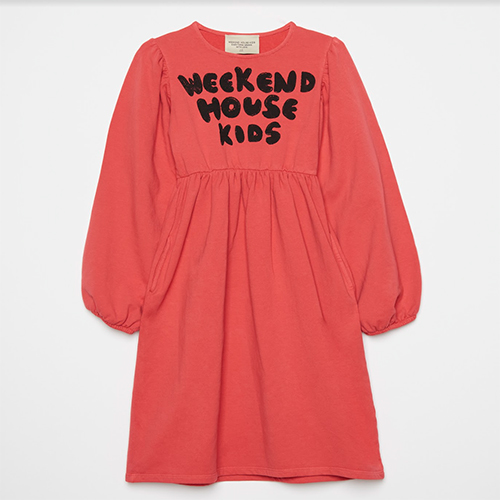 [Weekend House Kids]red logo dress(50%)