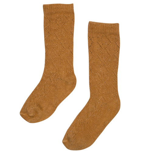 louisa jacquard socks-apple cinnamon