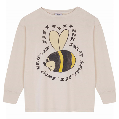 [Fresh Dinosaurs]Bee Long Sleeve T-shirt