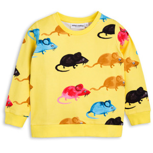 Mouse Sweatshirt-yellow
